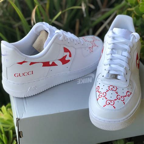 nike air force gucci custom|air force 1 gucci custom.